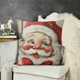 thumbnail image 2 of SHANXI Christmas Pillow Covers , Black Striped Decorative Throw Pillow Cases Outdoor Winter Cushion Covers Holiday Sofa Couch Bed Decor 24x24in, 2 of 5