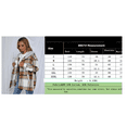 thumbnail image 6 of Seyurigaoka Winter Women Juniors Woolen Shacket Coat, Plaid Long Sleeve Hooded Jacket with Pockets, 6 of 6