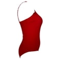 thumbnail image 3 of Traje de Baño Ocean Pacific para Mujer Completo con Un Tirante en Hombro, Escote Redondo Rojo Talla EG, 3 of 4