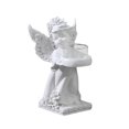 thumbnail image 4 of Angel Candle Holder Stand, Angel Statue Romantic, Figurine, Tea Light Holder, Candlestick Plate for Housewarming Gifts, Wedding Left, 4 of 8