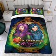 thumbnail image 4 of Descendants Themed Bed Sheet Set Three Piece Set 53x79 In ches Comfortable And Skin Friendly Unique Design Creating A Star Studded Night Home Decor Gifts For Family Friends fans, 4 of 6