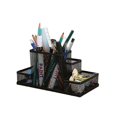thumbnail image 4 of 1pc(black)desk Organizer, Metal Pencil Holder, Desk Shelf With Mesh Note Holder, 205 X 105 X 100 Mm, Multifunctional Desk Organizer, Office Storage Ac, 4 of 5