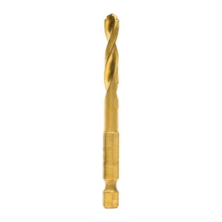 DeWALT DD5116 Impact Drill Bit Spiral Flute 1-1/2 in L Flute Hex Shank 1/4 in Dia Shank