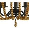 thumbnail image 5 of Vanity Art 5 Light Candle Style Empire Chandelier with Beaded Accents | Modern Hanging Lighting, Ceiling Lights Fixtures for Kitchen Dining Room Living Room Bed Room Kitchen SYB3215RB-DK, 5 of 10