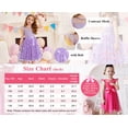 thumbnail image 6 of Oudiya Toddler Girls Tutu Dress Summer Contrast Mesh Party Dresses Cute Princess Tulle Sundress with Belt 2-8Y, 6 of 6