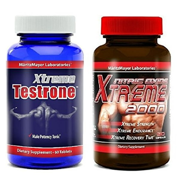 Xtreme Testrone Male Enhancement Testosterone Booster & Xtreme 2000