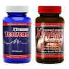 Xtreme Testrone Male Enhancement Testosterone Booster & Xtreme 2000 Nitric Oxide Booster L Arginine Improve Strength Recovery Muscle Growth