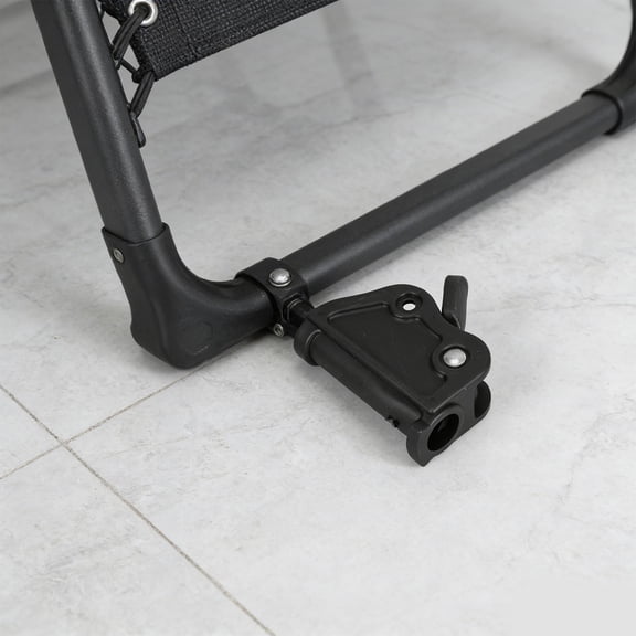 ETEREAUTY Recliner Chair Parts Black Foldable Latch Hinge for Outdoor Furniture Repair 4Pcs