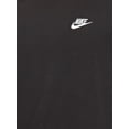 thumbnail image 4 of Mens Nike Sportswear Club T-Shirt, Nike Shirt for Men with Classic Fit, Black/White, M, 4 of 5