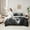 Grey Wolf, variant on Feelyou Jungle Wolf Twin Bedding Sets 7pcs, Farmhouse Nature Scenery Bedding Comforter Set
