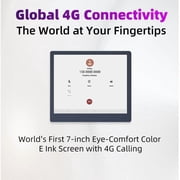 Bigme B7 Pro Color ePaper Tablet , Protable E-ink Tablet ,Ereader with 8+256GB Storage and 4G Calling