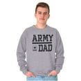 thumbnail image 3 of US Army Dad Military Star Logo Men's Crewneck Sweatshirt Brisco Brands S, 3 of 6