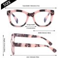 thumbnail image 4 of GFDYREE 2 Pairs Oversized Retro Reading Glasses for Women, Oprah Style Large Blue Light Blocking Readers, 4 of 6