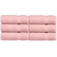 thumbnail image 5 of Luxury Hotel & Spa Quality, Quick Dry 100% Turkish Cotton 700 GSM, Eco Friendly Towel, for Bathroom, Gymand Kitchen Dobby Border Soft Hand Towel Set 16 X 30, Pink, Hand Towels - Set of 6, 5 of 5