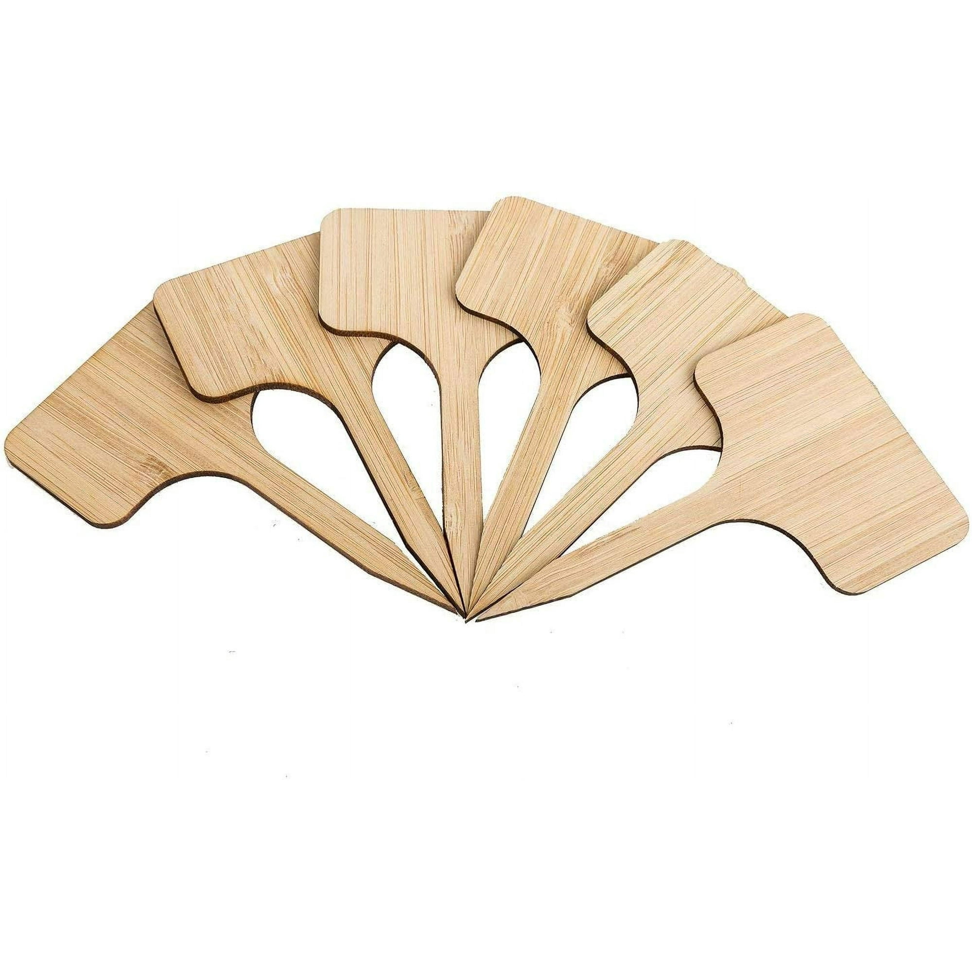 Plant Naming Wooden Markers for Garden Plants, Orchid and Farm Plants for Easy Identity – 50 Pcs