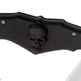 thumbnail image 3 of SZCO 5" Black Skull Folding Knife, Dual Stainless Steel Blades with Skull Design Handle, Tactical EDC Tool for Daily Tasks, 3 of 7