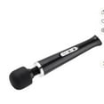thumbnail image 3 of Rechargeable Cordless Handheld Wand Massager with 10 Speeds, Happon Personal Deep Massager for Shoulder, Leg, Muscles, Improves Blood Circulation & Relieve Full Body Pain (Black), 3 of 7