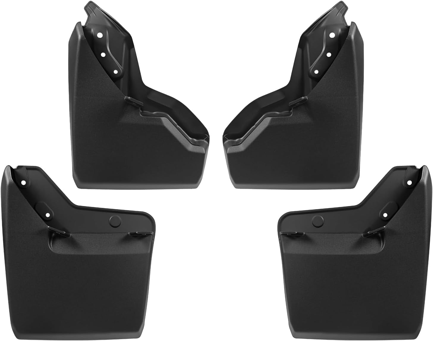Mud Flaps Splash Guards Compatible with Toyota 4Runner 2025 2026 Accessories 6Gen 4Runner Front and Rear Mud Guards 4PCS Drilling Heavy Duty  Mudguards Kit with Hardware Accessories