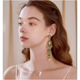 thumbnail image 3 of Jhumka Long Tassel Bell Earrings Vintage Jhumki Bollywood Traditional Ethnic Dangle Drop Bohemian Chandelier Earring for Women Oxidized Crystal Wedding Party Festival Indian Jewelry Gift, 3 of 12
