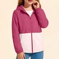 thumbnail image 6 of Posijego Boys Girls Sun Protection Jacket UPF 50+ Long Sleeve Zip up Hooded Outdoor Hiking Fishing Shirts with Pockets, 6 of 8