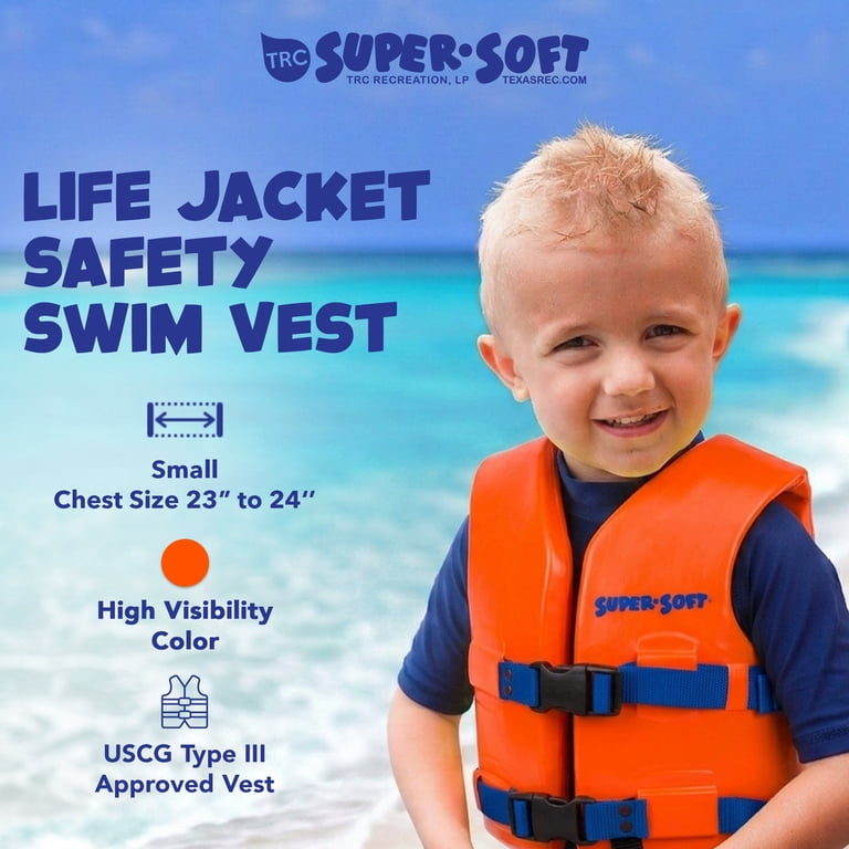 TRC Recreation Child Life Jacket Small, Sunset Orange - Walmart.com