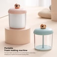 thumbnail image 3 of Advancent Fabricante de espuma Limpiador facial Burbujeador a mano Botella de espuma Juegos de accesorios de baño Oro rosado Advancent HA059461-02, 3 of 6
