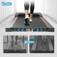 thumbnail image 5 of Walking Pad Under Desk Treadmill, 2.5HP Portable Treadmill with LED Display & Remote Control, 0.6–5 MPH Speed, 5 of 8