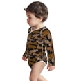 thumbnail image 3 of Xecao Leopard Print Print Baby unisex-baby Cotton Long-sleeve Bodysuits-6 Months, 3 of 6