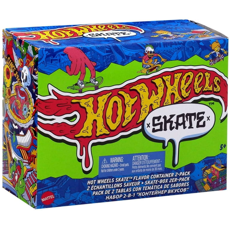 Hot Wheels Skate Fingerboards & Shoes, 2 Containers with Exclusive