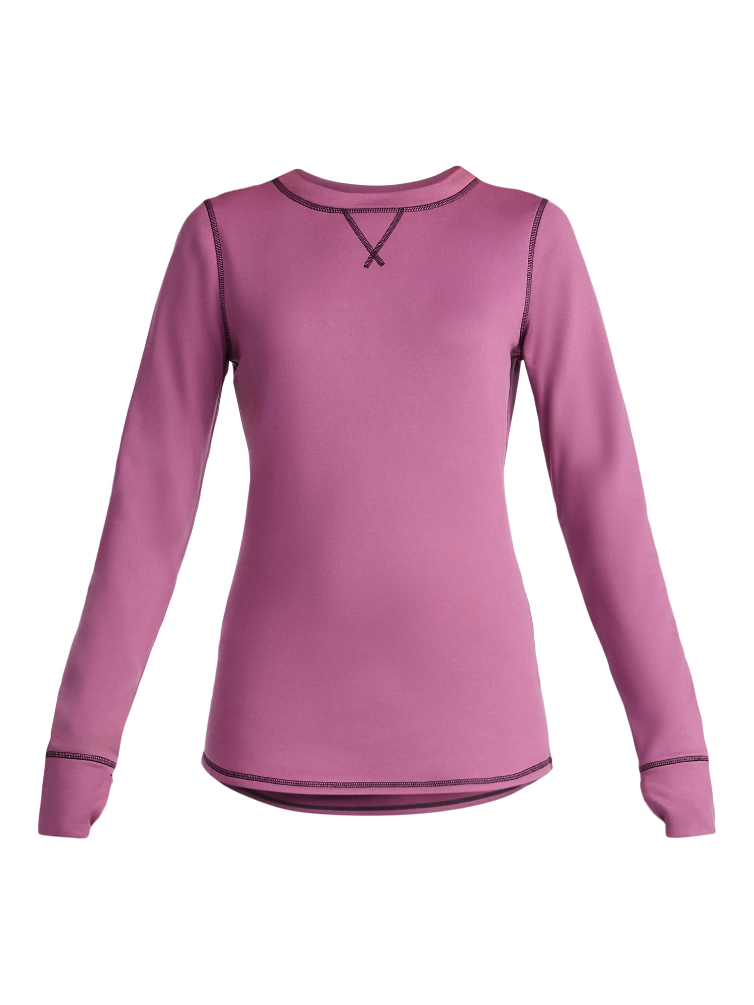 ClimateRight by Cuddl Duds Women's Brushed Comfort Top and Leggings Thermal Base Layer 2-Piece Set, Sizes XS-XXL