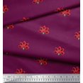 thumbnail image 3 of Soimoi Toile de Coton Imprimé Floral Artistique par Yard 56 Pouces de Large, 3 of 3