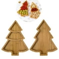 thumbnail image 4 of Christmas Tree Serving Tray Platter, Wood Xmas Tree Shaped Platters, Wooden Serving Dish Cutting Board, Platter Tray for Cheese Food Fruit Party, 4 of 9