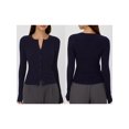 thumbnail image 2 of Gupgi Women Knit Cardigan Autumn Sweater Solid Color Long Sleeve Round Neck Button Up Ribbed Knitwear, 2 of 7