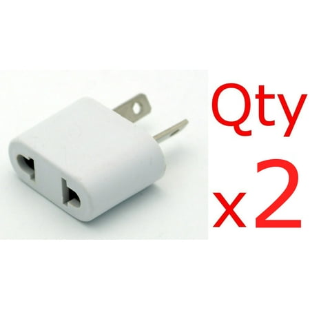 2 Pack of White Australia New Zealand Adapters - EU US Plug Style to AU NZ China Plug Converter Seven Star SS (Best Mobile Data Deals Nz)