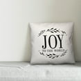 thumbnail image 2 of Creative Products Joy to the World 18x18 Indoor / Outdoor Pillow, 2 of 2