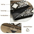 thumbnail image 2 of Brown Southwest Bathroom Rug Washable 2x3 Entryway Rug Non Slip Farmhouse Boho Aztec Geometric Neutral Front Door Mat Low Pile Indoor Doormat Throw Floor Carpet for Kitchen Bedroom Entrance, 2 of 8