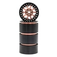 thumbnail image 2 of Aluminum Alloy Wheel Rim Beadlock 2.2in Wheel Rims Hub 4pcs Replacement for 110 18 TRX4 90046 90047 RR10 RC Car, 2 of 6