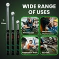 thumbnail image 2 of eTORK - Click-Style Torque Wrench | 3/8 Torque Wrench | 250 Inch Pounds Torque Wrench | Auto Torque Wrench | Electronic Scale Torque Wrench 3/8 Drive | Range: 25-250 in.-lb./3-28 N.m, 2 of 7