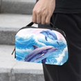 thumbnail image 2 of Dolphin Charger Organizer Hard Drive Bag Cable Cord Organizer Small Storage Pouch Oxford Fabric Waterproof Electronic Digital Accessories Travel Case 5.9x9.44x3.14 in., 2 of 6