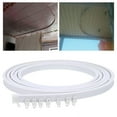 Soumake 1 Set Curtain Track Accessories Ceiling Curtain Track Bendable