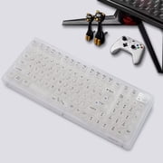 Tri-Mode Mechanical Keyboard with RGB, Hot-Swappable, Translucent White