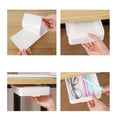 thumbnail image 5 of Organizador de Cajones para Debajo del Escritorio, Caja de Almacenamiento Invisible, Contenedor Estacionario Autoadhesivo, Soporte de Maquillaje Diverso para Escritorio, Negro, 5 of 5