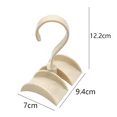thumbnail image 2 of Closet Handbag Organizer 360 Degree Rotating Belt Scarf Tie Rack Holder Multi-Function HookBeige, 2 of 5