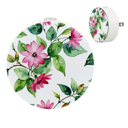 

YZUOUZY Bedside Lamps Lamps for Bedroom Bedside Lamps Set of 2 Floral Rhododendron Flower