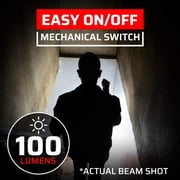 Pocket Pen Light- 2 Small, Compact Flashlights with Clip for Tight Spaces, Police Inspection, Nurses Use