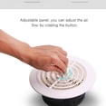 thumbnail image 6 of GDHOME Round Air Vent Louver Grille Cover Outlet Adjustable Exhaust Vent Ventilation, 6 of 7