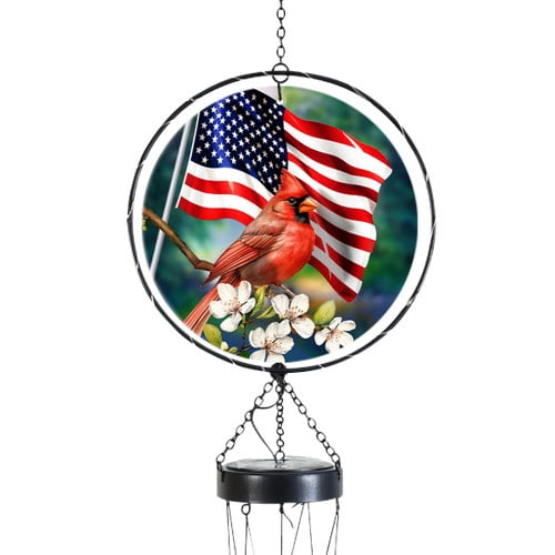 Briarwood Lane American Cardinal Illuminated Wind Chime