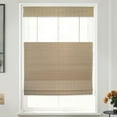 thumbnail image 3 of MOOD Custom Bamboo Shades | MODERN | Top Down Bottom Up Cordless | Natural Woven Wood Roman Shades for Windows | Modern Camel (Sheer) | 61"W x 48"H, 3 of 8