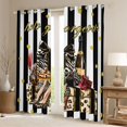 thumbnail image 2 of Erosebridal Fashion Women Gifts Curtains Pack of 2 (42x84 Each) For Adults,Chic Cheetah Print High Heels Curtains Blackout, 2 of 7