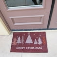 thumbnail image 5 of Rubber-Cal Oh, Christmas Tree! – Vibrant Red Christmas Welcome Mat 15mm 18" X 30", 5 of 6
